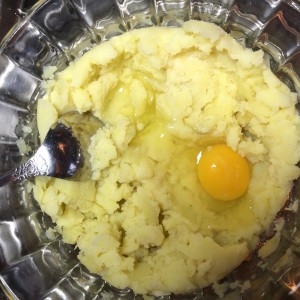 Картофель и яйцо