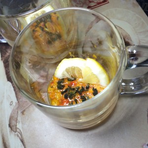 Облепиховый чай с имбирем и лимоном